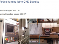 TORNO VERTICAL CNC CDK BLANSKO 