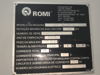 CENTRO DE USINAGEM ROMI D1250